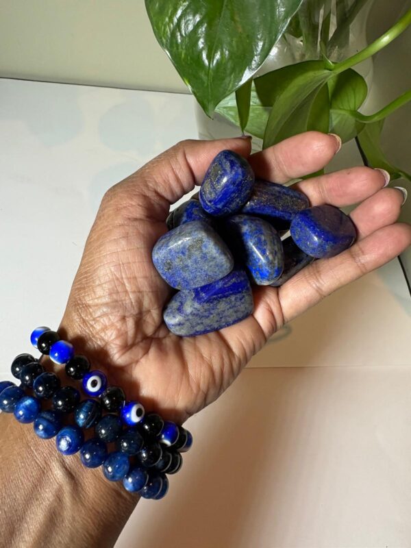 Lapis Lazuli Tumbled Stones (1 kg pack) - Image 4