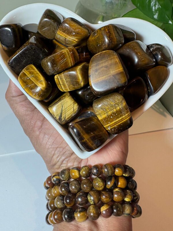 Tiger Eye Tumbled Stone ( 1 kg pack) - Image 4