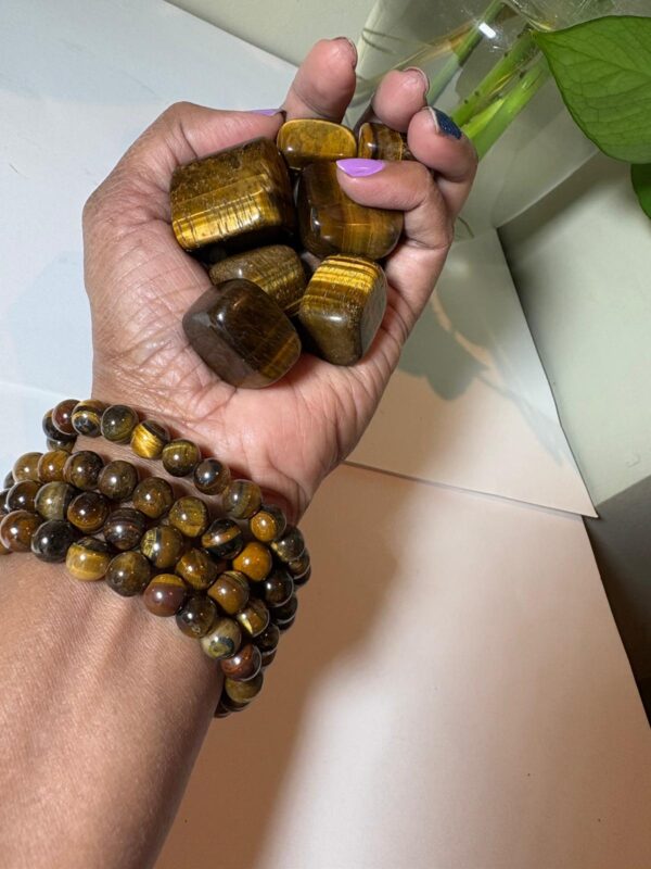 Tiger Eye Tumbled Stone ( 1 kg pack) - Image 5