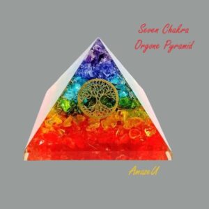 Seven Charka Orgonite Pyramid