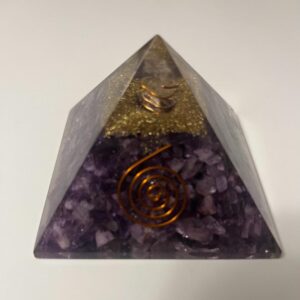 Amethyst Orgonite Pyramid