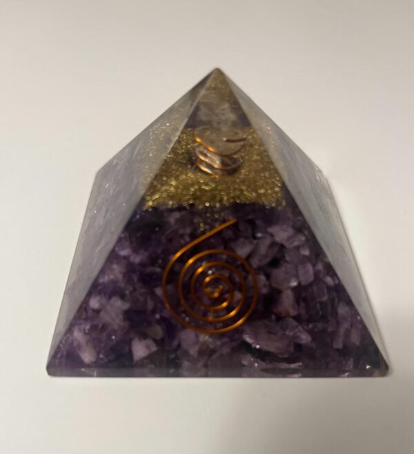 Amethyst Orgonite Pyramid