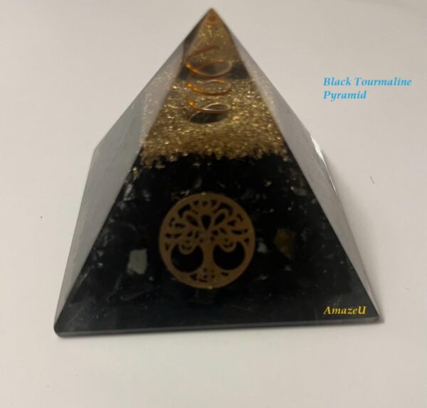 Black Tourmaline Orgonite Pyramid