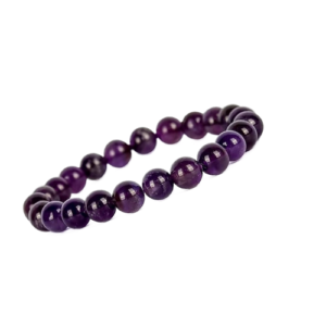 Amethyst Bracelet (8 mm Beads)
