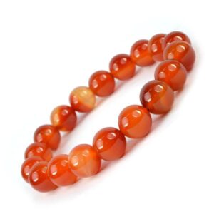 Carnelian Bracelet (8 mm Beads)