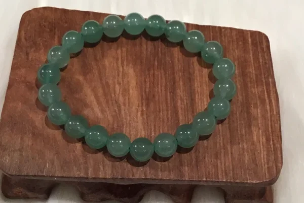 Green Aventurine Bracelet (8 mm Beads) - Image 3