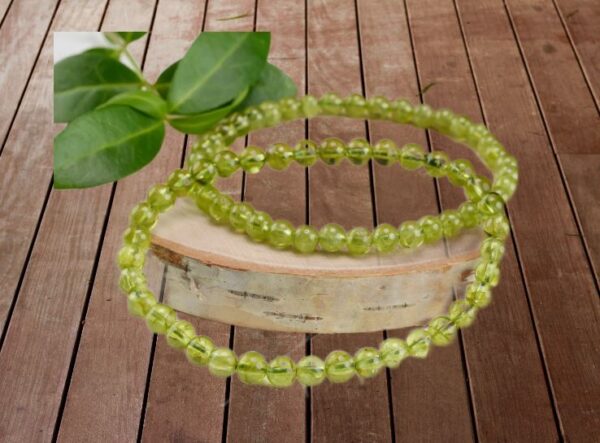 Peridot Bracelet (8 mm Beads) - Image 3