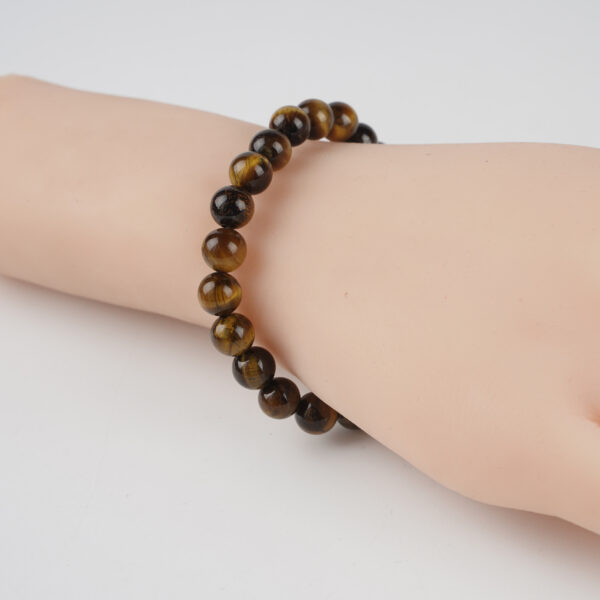 Tiger Eye Bracelet (8 mm Beads) - Image 3