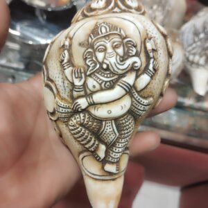 Hand Carved Conch/Shell Sankh