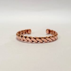 Pure Copper Magnetic Therapy Braided Cuff Bracelet